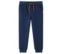 vidaXL Pantalones de Chándal Infantiles con Cordón Ropa Niños Azul Marino Mélange 92
