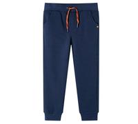 vidaXL Pantalones de Chándal Infantiles con Cordón Ropa Niños Azul Marino Mélange 128