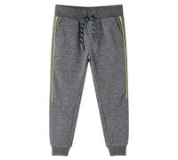 vidaXL Pantalones de Chándal Infantiles Ropa de Niños con Bolsillos Gris Mélange 128