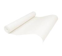 VidaXL - Papel pintado 3D sólido color crema blanco 10x0.53m Tela no tejida, decoración de pared rectangular, papel pintado 3D, estética casa, paneles elegantes, diseño texturizado
