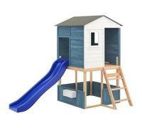 vidaXL Parque Infantil de Exterior Madera Maciza de Abeto
