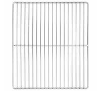 vidaXL Parrilla BBQ Rectangular 40 X 35 Cm, Acero Inoxidable 304
