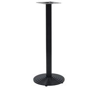 vidaXL Pata de Mesa de bistró Negra Ø43x107 cm Hierro Fundido