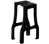 vidaXL 2X Patas Banca Comedor A Hierro Taburete Banco Cocina Mueble Auxiliar