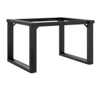 vidaXL Patas de mesa de centro estructura O acero 60x50x38 cm, pata de mesa auxiliar, pata de mesita auxiliar, pata de mesa de metal