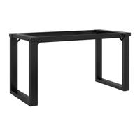 vidaXL Patas de Mesa de Centro Estructura O Acero 80x40x43 cm, Pata de Mesa Auxiliar, Pata de mesita Auxiliar, Pata de Mesa de Metal