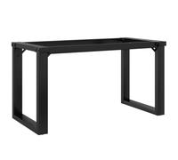 vidaXL Patas de mesa de centro estructura O acero 90x30x43 cm, pata de mesa auxiliar, pata de mesita auxiliar, pata de mesa de metal