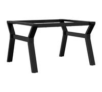 vidaXL Patas de Mesa de Centro Estructura Y Acero 70x60x43 cm, Pata de Mesa Auxiliar, Pata de mesita Auxiliar, Pata de Mesa de Metal