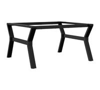 vidaXL Patas de Mesa de Centro Estructura Y Acero 80x70x43 cm, Pata de Mesa Auxiliar, Pata de mesita Auxiliar, Pata de Mesa de Metal