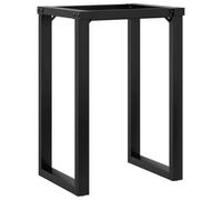 vidaXL Patas de mesa de comedor estructura O acero 60x40x73 cm