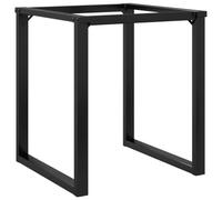 vidaXL Patas de Mesa de Comedor Estructura O Acero 70x70x73 cm, Pata de Mesa Auxiliar, Pata de mesita Auxiliar, Pata de Mesa de Metal