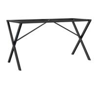 vidaXL Patas de mesa de comedor estructura X acero 140x60x73 cm