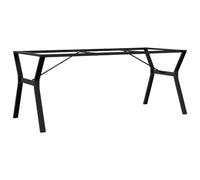 vidaXL Patas de Mesa de Comedor Estructura Y Acero 180x80x73 cm, Pata de Mesa Auxiliar, Pata de mesita Auxiliar, Pata de Mesa de Metal