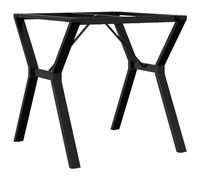 vidaXL Patas de mesa de comedor estructura Y acero 70x70x73 cm, pata de mesa auxiliar, pata de mesita auxiliar, pata de mesa de metal