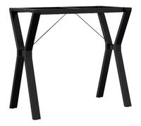vidaXL Patas de mesa de comedor estructura Y acero 80x40x73 cm