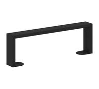 vidaXL Patas de Muebles 12 pcs Negro 311 x 40,5 x 100 mm Hierro, Muebles modernos, componentes duraderos, decoración para la oficina, accesorios de hierro, almacenamiento en casa