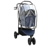 vidaXL - Patinete de 3 ruedas de tela Oxford, antivibración, diseño plegable, tamaño: 78 x 54 x 101 cm, transporte portátil con frenos sensibles, ideal para perros o gatos