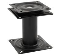 vidaXL Pedestal de Asiento de Barco con Asiento Giratorio 360° Acero, Base para Silla de Barco, Base de Pedestal de Barco, Pedestal para Asiento de Bote
