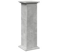 vidaXL Pedestal expositor con almacenaje gris hormigón 31x30x90 cm