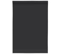 vidaXL Pegatina de Mueble autoadhesiva PVC Negro Mate 90x500 cm