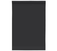vidaXL Pegatinas de Mueble Autoadhesivas PVC Negro Mate 90x500 cm