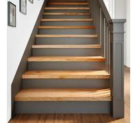 vidaXL Peldaños de escalera 12 uds madera maciza roble marrón claro, peldaño de escalera, peldaño de escalera de roble, alféizar de ventana