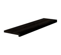 vidaXL Peldaños de escalera 12 uds madera maciza roble marrón oscuro, peldaño de escalera, peldaño de escalera de roble, alféizar de ventana