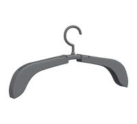 vidaXL 10x Perchas Extensibles Gancho Cocina Armario Regulable Casa Hogar Ropa Camiseta Vestido Estrecho Ancho Hombros Perchero Gris