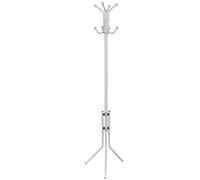 vidaXL Perchero de Pie de Metal Blanco Percha Colgador Abrigos Percha de Suelo