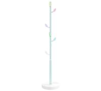 vidaXL Perchero de Hierro con Recubrimiento en Polvo Azul 172 cm