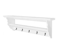 vidaXL Perchero estilo barroco MDF blanco