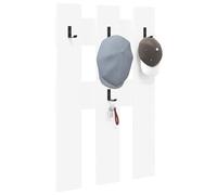 vidaXL Perchero de Pared 65 x 3 x 100 cm Madera de ingeniería, Organización de Pasillo, Estante Moderno de Pared, Almacenamiento de Abrigos Vertical, Organizador de Entrada