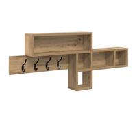 vidaXL Perchero de Pared con Estante Organizador, una solución Minimalista para Ahorrar Espacio en el Pasillo