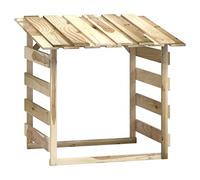 vidaXL Pérgola con Techo Jardín Patio Terraza Exterior Entrada Paso Porche Cenador Puertas Enredaderas 100x90x100 cm Madera de Pino Impregnada