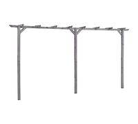 vidaXL Pérgola de Jardín Soporte Flores Planta Trepadoras Porche Cenador Decoración Patio Base Estable Duradera Resistente Madera de Pino Impregnada