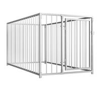 vidaXL Perrera de Exterior Animales Mascotas Perros Jaulas Cercados Casetas Casa Jardín Estructura Ejercicios Actividades Aire Libre 100x200 cm