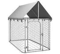 vidaXL Perrera de Exterior con Techo 200x100x150 cm Jaula Perro Caseta Mascota