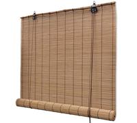 vidaXL Persiana Enrollable Bambú Marrón 100x160cm Estor de Ventana Venecianas
