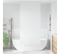 vidaXL Persiana Enrollable de Ducha, Cortina Impermeable de Ducha, Estor Decorativo, Biombo para Baño Bañera Regadera, Blanco 120x240 cm