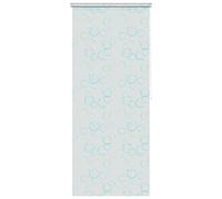 vidaXL Persiana Enrollable de Ducha, Cortina Impermeable de Ducha, Estor Decorativo, Biombo para Baño Bañera Regadera, Burbujas 80x240 cm