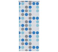 vidaXL Persiana Enrollable de Ducha círculos 120x240 cm