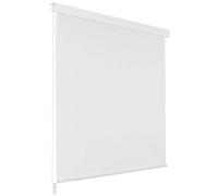 vidaXL Persiana enrollable de ducha – Cortina impermeable, estor decorativo blanco 100x240 cm