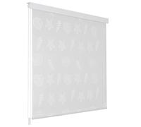 vidaXL Persiana Enrollable de Ducha, Cortina Impermeable de Ducha, Estor Decorativo, Biombo para Baño Bañera Regadera, Estrella de Mar 140x240 cm