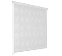 vidaXL Persiana Enrollable de Ducha, Cortina Impermeable de Ducha, Estor Decorativo, Biombo para Baño Bañera Regadera, Estrella de Mar 160x240 cm
