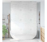 vidaXL Persiana Enrollable de Ducha, Cortina Impermeable de Ducha, Estor Decorativo, Biombo para Baño Bañera Regadera, Splash 140x240 cm