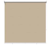 vidaXL Persiana Enrollable Exterior con protección UV Beige Poliéster