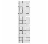 vidaXL Persiana Enrollable para Ducha, 60 x 240 cm, Cuadrado, Resistente al Agua y Fácil de Limpiar
