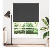 vidaXL Persiana Estor Opaco Enrollable Negro 160x230 cm