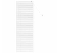 vidaXL Persiana para Ventana con Cortinas Otro Manual Blanco 80 x 130 cm Aluminio