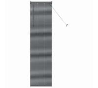vidaXL Persiana para Ventana Gris Oscuro 80 x 130 cm Aluminio